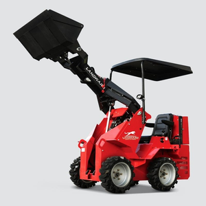 Mini-chargeuse compacte sur chenilles, diesel, avec plusieurs accessoires pour l'agriculture et l'aménagement paysager - Product Image 2