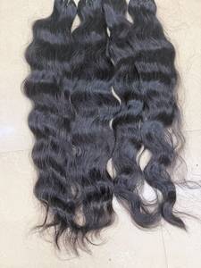 Extensiones de Cabello Humano Ondulado Indio de 30-32 Pulgadas, Cabello Natural Ondulado sin Procesar de Templo, sin Caída ni Enredos - Product Image 3