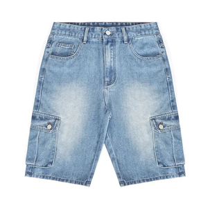 2026 Latest Style Custom Made <b>Jeans</b> Shorts Custom Color Made in Pakistan <b>Jeans</b> Shorts <b>for</b> <b>Men</b> - Product Image 4