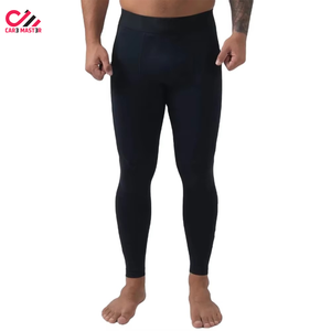 กางเกงรัดรูปผู้ชายสีพื้น แห้งเร็ว สำหรับออกกำลังกาย เล่นกีฬา MMA BJJ กำลังลดราคา รับผลิตตามแบบ OEM - Product Image 1