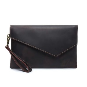 Business Modern Vintage Durable Genuine Leather Sling Waterproof <b>Laptop</b> <b>Sleeve</b> with Handle Closure for Daily Use LS-0233 - Product Image 1
