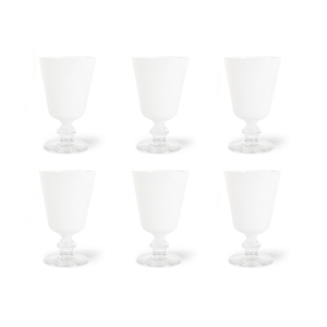 Juego de 6 Copas Excelsa de Cristal Noble Blanco 8.5x8.5x13.5 Cm - Product Image 4