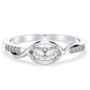 REYES Luxury <b>925</b> Sterling <b>Silver</b> GRA Certified Moissanite Eternity <b>Ring</b> 14K Yellow Gold Plated Fine Engagement <b>Rings</b> For Women - Product Image 1