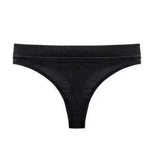 Premium GOTS OEKOTEX Certified Breathable Jersey Organic Cotton Womens G-String Panties Low MOQ Custom Logo Underwear OEM ODM - Product Image 3