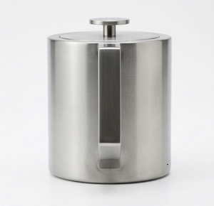 Cafetière moderne en acier inoxydable avec couvercle et poignée, qualité supérieure, pour café préparé à la main, à prix abordable - Product Image 2