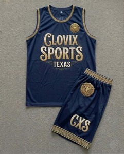 ชุดเสื้อและกางเกงบาสเก็ตบอลแบบกลับด้านได้ Clovix Sports สำหรับผู้ชาย พร้อมชื่อทีม หมายเลข และโลโก้แบบซับลิเมชั่น - Product Image 2