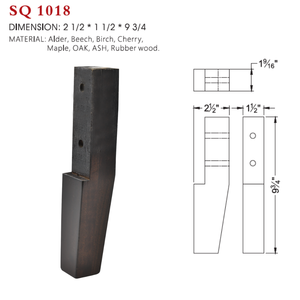 Pieds de canapé en bois coniques et fins de qualité supérieure, pièces de rechange pour meubles en bois de haute qualité pour canapé, fauteuil, armoire - Product Image 1