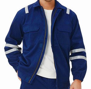 Tenues de travail haute visibilité respirantes personnalisées 80% polyester 20% coton, ensembles complets unisexes pour mécaniciens, ateliers, réparation automobile - Product Image 5