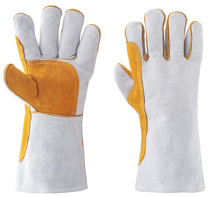 Gants de soudage thermique les plus vendus, longueur coude, en bambou/coton, résistants à la chaleur et aux coupures, pour travaux en extérieur - Product Image 1