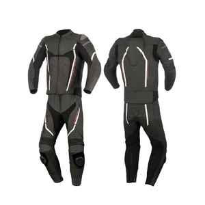 Traje de Motociclismo de Cuero para Hombre YASH SPORTS - Diseño Personalizado de Secado Rápido y Transpirable de Una Pieza para Todas las Estaciones - Product Image 4