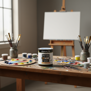 Pintura Acrílica Amarillo Medio 750ML en Lata - Product Image 2