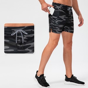 Shorts de sport noirs légers, respirants, à séchage rapide, vêtements de sport d'entraînement athlétique, confortables, durables, vêtements de sport pour hommes - Product Image 3