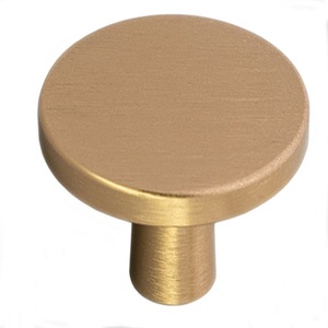 Bouton ovale tendance en laiton massif, finition personnalisée Wabi-Sabi, design unique, bronze café, pour tiroirs et meubles - Product Image 4