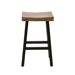 Tabouret de bar en bois brun-rouge moderne de haute qualité Bistro Elegance, export direct du fabricant vietnamien, emballage en cartons 5 couches, pour salle à manger - Product Image 1