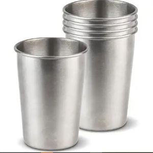 Quality Stainless Steel Custom <b>Metal</b> Shot Glass Mug Pint Cups Bar Beer Single Wall Stackable Tumbler Quality Stainless Steel Cus - Product Image 2