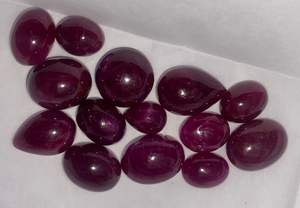 15 Rubíes Naturales de Kenia – Formas Mixtas Ovaladas y en Forma de Pera, Gemas Rojas para Joyería - Product Image 2