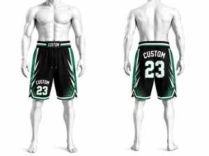 Pantalones Cortos de Baloncesto Personalizados para Hombre, Color Granate y Dorado, con Estampado por Sublimación, Número 7, Ropa Deportiva, Talla Grande L, Cintura con Cordón Ajustable - Product Image 6