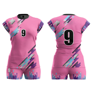 Best Quality Custom Designed Printed Women Volleyball Uniform <b>Set</b> Design Your Own Volleyball Uniform In <b>Cheap</b> Price - Product Image 1