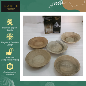 Bol à pâte en grès fait main, qualité supérieure, style rustique antique, écologique, personnalisable, pour décoration intérieure, directement de l'usine, à prix bas - Product Image 6