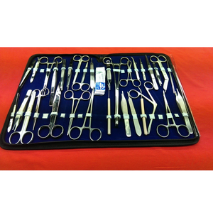 ชุดเครื่องมือผ่าตัดขนาดเล็กสำหรับสัตวแพทย์ 98 ชิ้น ชุดอุปกรณ์ทันตกรรมสำหรับนักศึกษา ทำจากสแตนเลสสตีล เครื่องมือผ่าตัดความแม่นยำสูง ชุดโปรแม็กซ์ - Product Image 1