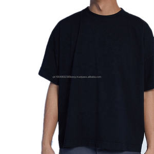 เสื้อยืดคอตตอนคุณภาพสูงสำหรับผู้ชาย เสื้อยืดโอเวอร์ไซส์เนื้อหนา  สำหรับพิมพ์ลาย เสื้อยืดผู้ชายยอดนิยม พร้อมโลโก้สั่งทำ - Product Image 3