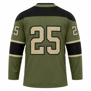 Maillots de hockey sur glace personnalisés de qualité supérieure pour hommes, sublimation, entraînement sportif, maillots de hockey sur glace personnalisés, vêtements d'équipe OEM - Product Image 2