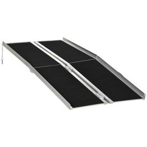 Portable Foldable 6 Threshold Ramp Carpeted Wheelchair Access Ramp for Handicap Access Solution - Product Image 2