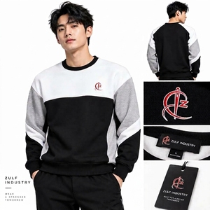 เสื้อสเวตเชิ้ตผู้ชายผ้าโพลีเอสเตอร์/คอตตอน พิมพ์ลายรักษ์โลก โลโก้สั่งทำได้ แห้งเร็ว ระบายอากาศดี สวมใส่สบาย แขนยาว - Product Image 1