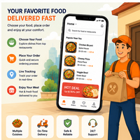 Desarrollo de Aplicaciones Móviles para Entrega de Comida con Seguimiento de Pedidos en Tiempo Real y Gestión de Restaurantes para Linux y MAC OS en Stock