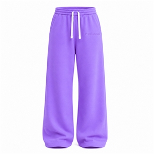 <b>Prime</b> Power Women's Purple Fleece Hoodie Jogger Set Casual Loose Fit All Seasons Tracksuit Solid Color Two Piece Sportswear - Product Image 4