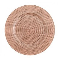 Assiettes de présentation de luxe en acier inoxydable argenté de grande qualité, motif géométrique, pour décoration de table de mariage et événements, écologiques
