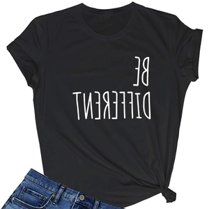 Camiseta informal para mujer – Camiseta suave y transpirable para uso diario, gimnasio y moda urbana con cuello redondo - Product Image 3