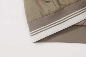 เสื้อแจ็คเก็ตวินด์เบรกเกอร์ทรงบอมเบอร์ปักลายบาสเก็ตบอลสำหรับผู้ชายไซส์ใหญ่ ตกแต่งด้วยผ้าปะติดด้านหน้า ทรงโอเวอร์ไซส์ - Product Image 5