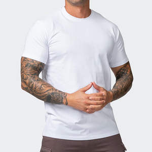 Camiseta Deportiva para Hombre, 100% Algodón, de Secado Rápido, Transpirable, para Correr, Fitness, Gimnasio, Deporte, Corte Holgado - Product Image 2