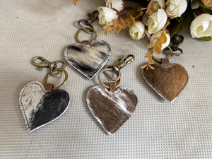 Nouvel arrivage de porte-clés en cuir de vachette porte-clés en cuir de vachette léopard porte-clés élégants porte-clés en fourrure véritable - Product Image 2