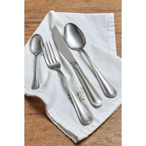 Ensemble de couverts en métal argenté 4 pièces (cuillères, fourchettes, couteaux) style américain, fournitures de restaurant, designs personnalisables, vaisselle et accessoires argentés - Product Image 1