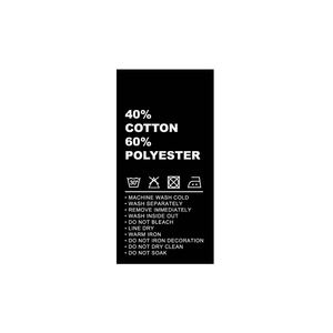 Étiquette personnalisée découpée au laser de qualité sur satin polyester pour étiquettes d'entretien lavables et image de marque élégante avec texture satinée brillante - Product Image 1