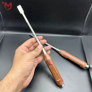 Juego de cinceles quirúrgicos ortopédicos de acero inoxidable con mango de madera para cirugía ósea, instrumento de clase I. - Product Image 5