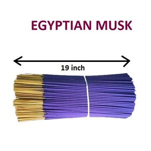 Bâtons d'encens de 19 pouces, musc égyptien, bâtons d'encens naturels, approvisionnement en vrac (violet) - Product Image 1