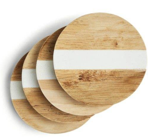 Best Selling Creative Resin Coasters Epoxy Drink Cup Mats for Plates <b>Tea</b> Drinks-<b>Set</b> of Pads for Weddings & Parties - Product Image 2