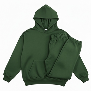 Conjunto Deportivo Informal de Dos Piezas Personalizado de Alta Calidad, Sudadera con Capucha Unisex y Pantalones Deportivos, 100% Algodón, Cómodo para Toda Temporada - Product Image 5