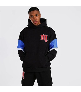 Ensembles de joggings pour hommes avec LOGO personnalisé Survêtement Vêtements de sport pour hommes Ensembles Noir Bleu Vêtements d'entraînement Gym personnalisé Survêtement confortable pour hommes - Product Image 4