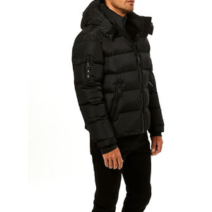<b>Men's</b> Hooded Puffer <b>Jacket</b> Heavyweight Winter Bubble Coat Warm Quilted Parka Streetwear Padded Outwear - Product Image 1