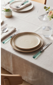 Juego de cubiertos con mango de resina visible con aspecto único, Ideal para regalar, comer en casa, picnics al aire libre, viajes de Camping y fiestas - Product Image 2