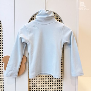 ซันคิดส์เสื้อเชิ้ตเด็กคอเต่า 10 ซม. เนื้อผ้านุ่ม ยืดหยุ่น ระบายอากาศได้ดี สไตล์เกาหลี สำหรับฤดูหนาว เด็กชายและเด็กหญิง - Product Image 4