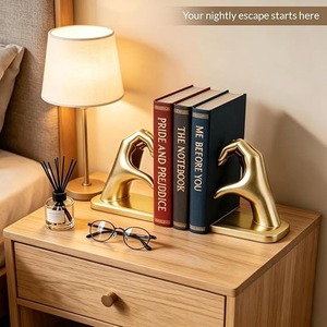 Sujetalibros Decorativos con Diseño de Guepardo Dorado para Estantes - Product Image 5