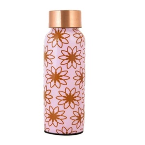 Hotel Restaurant Tableware Decoration <b>Bottle</b> 100% Pure Plain <b>Copper</b> Water <b>Bottle</b> Use 1000 ml Water Storage <b>Drinking</b> <b>Bottle</b> - Product Image 5