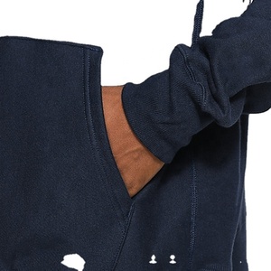 Sweat-shirts en molleton épais de haute qualité pour hommes, vêtements de rue en coton OEM - Product Image 5