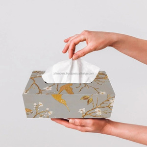 Caja de Pañuelos Multifuncional de Esmalte Personalizada Premium, Diseño Elegante con Incrustaciones Hechas a Mano, Impermeable para Baños de Lujo - Product Image 4