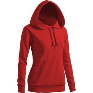 Sudadera gruesa de alta calidad con capucha roja y mangas largas para mujer, ropa deportiva, sudaderas con capucha para mujer - Product Image 6
